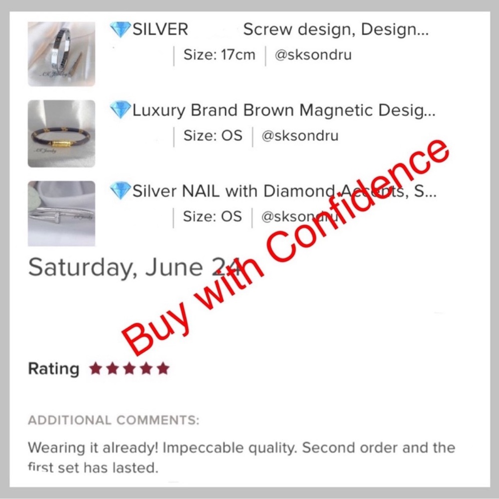 💎LUXURY 15cm-22cm! Silver Screw Cuff, Bangle, Bracelet High End love - Picture 6 of 6